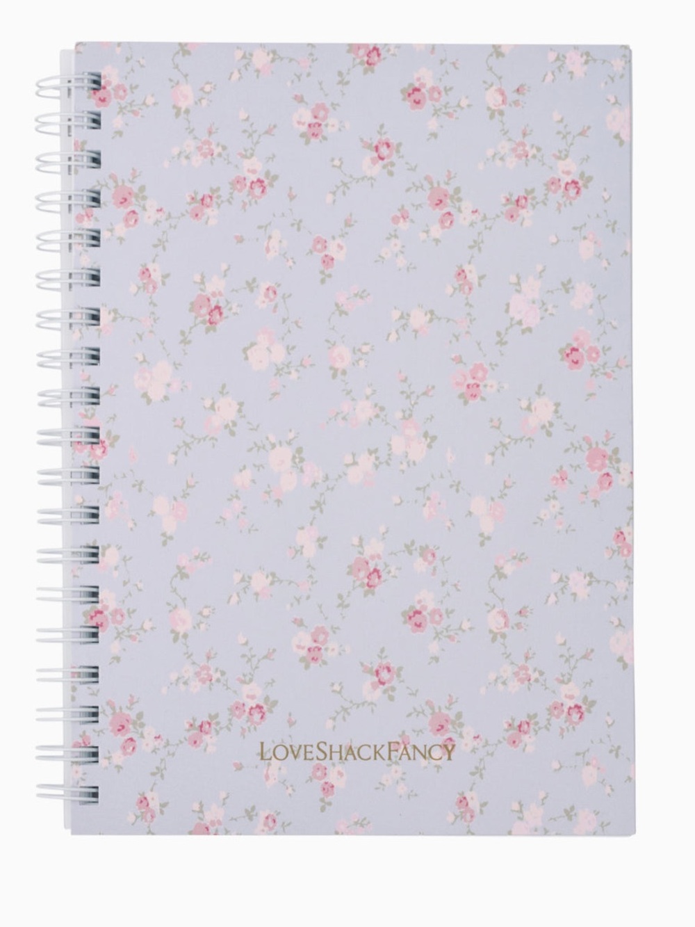 NWT LoveShackFancy Spiral Notebook - Color: Wildflower Blue